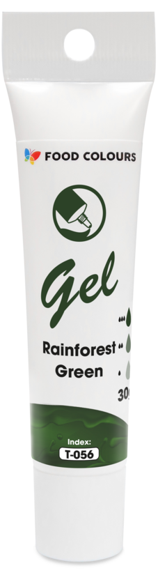 Lietusmežu zaļa želejveida krāsviela tūbiņā 30g